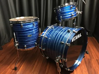 Tama Drums Sets Starclassic WB Lacquer Ocean Ripple Walnut / Birch 3p Kit New • $1699.99