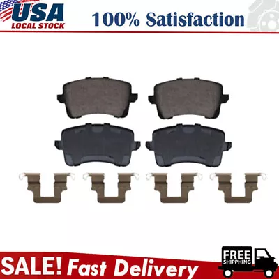 For 2010 2011-2014 Audi A4 A5 Quattro Allroad Q5 S4 S5 Rear Ceramic Brake Pads • $15