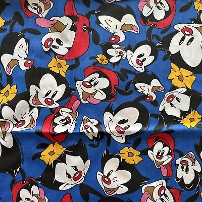 Vintage 1 Yard 45  Wide Warner Bros 1994 Springs Cat Fabric • $12