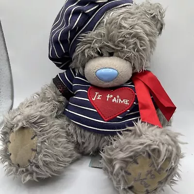 Me To You French Teddy Bear Je T’ Aime Gray Plush Stuffed Toy 9” • $17.99