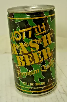 4077 MASH Beer Can Aluminum Unopened Tab Bottom Empty • $2