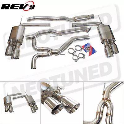 Rev9 Stainless Steel Cat-Back Exhaust Kit QUAD TIPS For HONDA ACCORD 2018-22 • $560