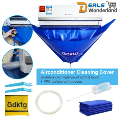 $22.99 • Buy Air Conditioner Cleaning Covers Dust Washing Clean Protectors Bags Waterproof AU