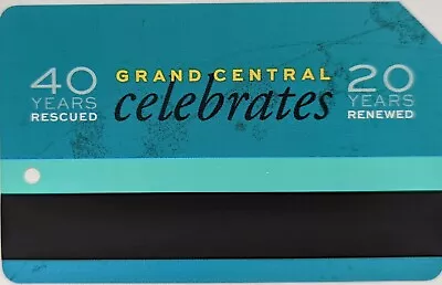 Grand Central Celebrates- NYC MetroCard-Expired Mint Condition • $3.99