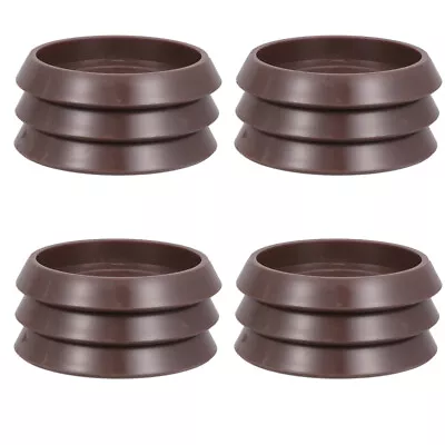 £7.99 • Buy 12pcs Wheel Stoppers Furniture Caster Cups Bed Wheel Stopper Hardwood Floor