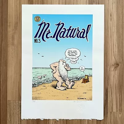 Signed Robert Crumb MR. NATURAL No. 3 Wildwood SERIGRAPH Print COA Limited 21/70 • $1750