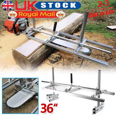 Chainsaw Mill Adjustable For Saws 14 -36  Wood Bar Woodwork Furniture Making Kit • £66