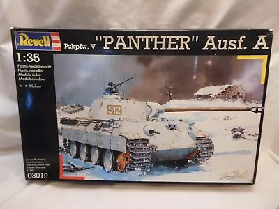 Revell 1/35 WWII German Panther Ausf. A Tank Kit No.03019 Open Box Sealed Parts • $49.99