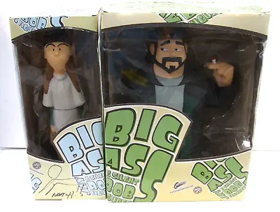 2004 View Askew CLERKS Big Ass Jay & Silent Bob 17”Vinyl Figures - Mewes Signed • $550