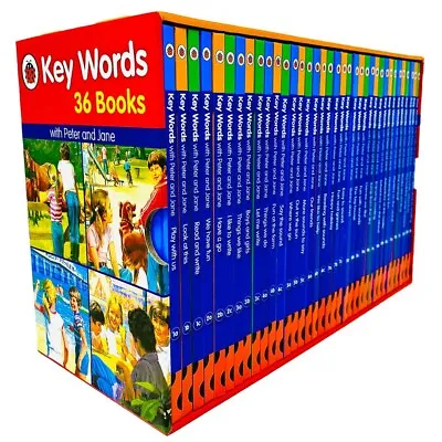 Ladybird Key Words With Peter And Jane 36 Books Collection Box Set • £31.99