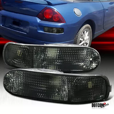 Fit 2000-2005 Mitsubishi Eclipse JDM Smoke Lens Rear Bumper Lights Signal Lamps • $34.19