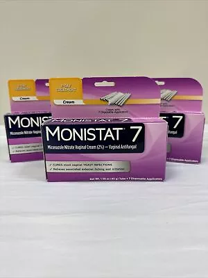3X Monsitat 7 Net Wt 1.59 Oz 7 Day Treatment Cream EXP. 11/24 • $28.97