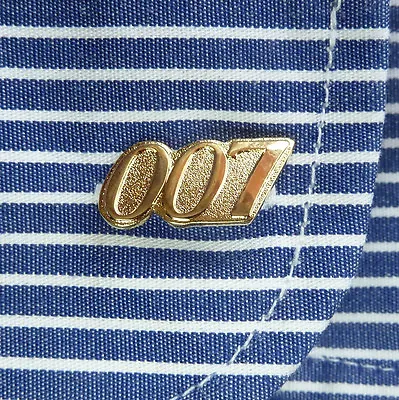 £3.17 • Buy PAIR OF JAMES BOND 007 CUFFLINKS Gold Or Silver Tone