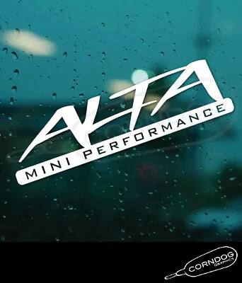 ALTA Performance VINYL STICKER DECAL MINI JOHN COOPER CLUBMAN COUNTRYMAN • $4.24