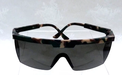 $9 • Buy Vintage Crews Camo Safety Glasses Sunglasses With Side Shields Z87