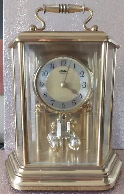 Haller Quartz Anniversary Mantel Clock. Pre-loved.  A/F. Working • £5