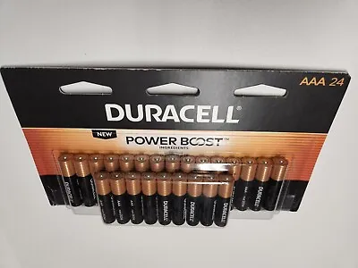 Duracell AAA ALKALINE BATTERIES Pack Of 24 - EXPIRATION Mar.2035 • $15