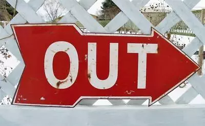 Vintage Style Tin OUT Traffic Sign Brand New 22 3/4 Inches • $26.99