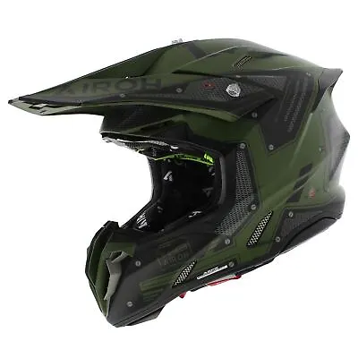 Airoh Twist 3.0 MX Helmet Military Matt Black Green • $252.26