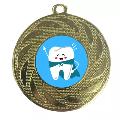 Tooth Fairy Medal Personalised Child's Award 50mm FREE Ribbon Engraving & UK P&P • £3