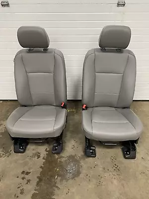 17- 22 Ford F250 F350 F450 F550 SD XL & XLT Front Vinyl Bucket Seats Pair • $700