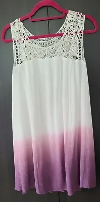 £4.99 • Buy New Crochet Flowing Summer Dress Size 14/16