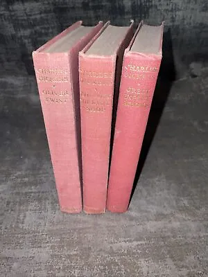 3 Of Charles Dickens Books HB Oliver Twist Great Expectations Old Curiosity Shop • £5.99