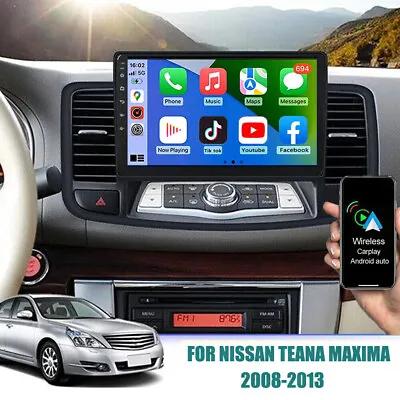 For Nissan Teana Maxima 2008-2013 Android 13 Apple Carplay Car Stereo Gps Radio • $166