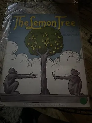 Edward Madden Vintage Sheet Music The Lemon Tree-very Rare • $14.99