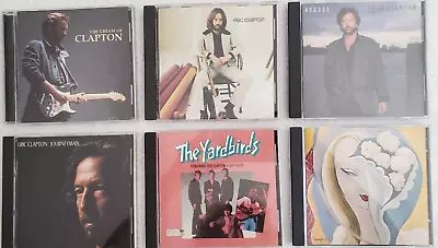 Eric Clapton CD Lot Of 6 Includes Yardbirds And Jeff Beck And Derek And Dominos • $14.99