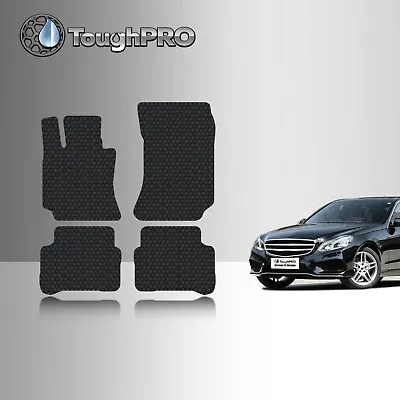 ToughPRO Floor Mats Black For Mercedes-Benz E Class Sedan All Weather 2010-2016 • $69.95