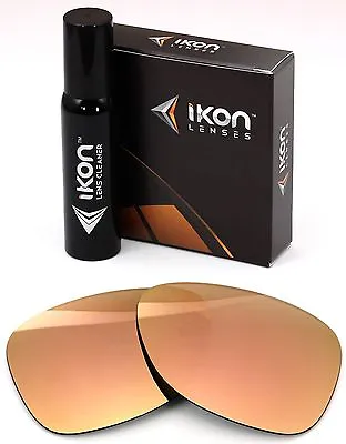 Polarized IKON Iridium Replacement Lenses For Oakley Dispatch 2 Rose Gold Mirror • $35.90