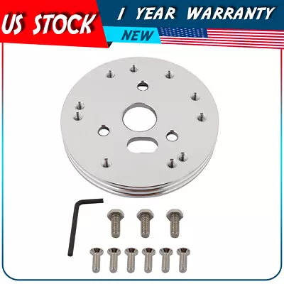 0.5 Hub For 5&6 Hole Steering Wheel To Grant 3 Hole Adapter Boss 1/2  W/9 Screws • $11.25