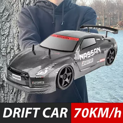 SMYTHTAC RC Drift Car 1:10 Nissan GT-R R35 GT AWD 70km/h Race Car Suspension RTR • $11.99