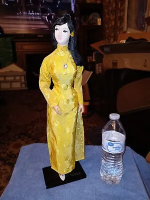 Gorgeous Vietnamese Doll From  1971  (18 Inches Tall) From Vietnam • $24.99