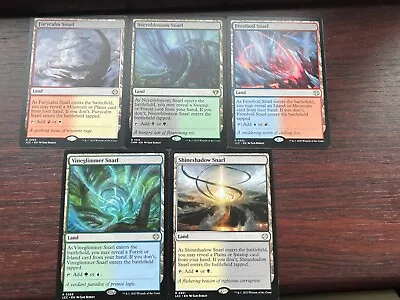 5x  REVEAL DUAL SNARL LANDS - ENEMY Colours - Various Sets - MTG - Magic • £7.99