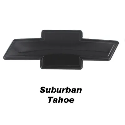 01-06 Chevy Tahoe Suburban Front Billet Bowtie Grille Emblem W/ Border - Black • $89.99