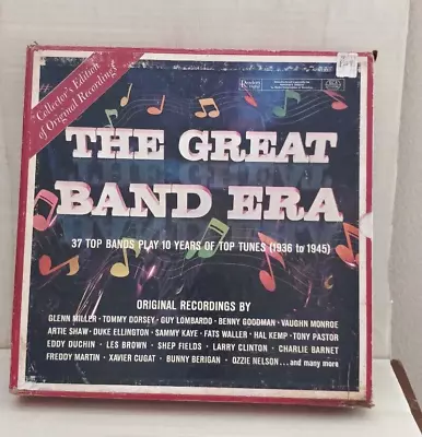 Vintage The Great Big Band Era Record 37 Top Bands 1936-1945 Reader Digest • $8