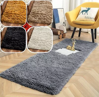 Non Slip Hallway Runner Rug Long Kitchen Carpet Bedroom Rugs Floor Mat Door Mats • £7.91