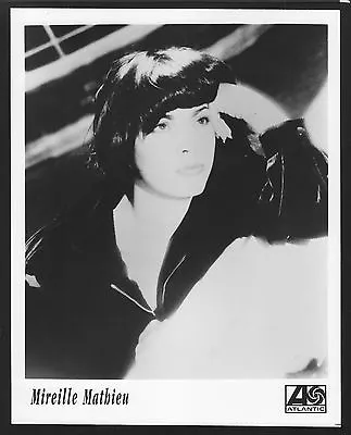 VINTAGE ORIGINAL Ltd Edition Promo Photo 8x10 Mireille Mathieu Circa 1991 • $25