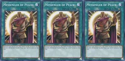 ***3x Messenger Of Peace*** Ldk2-eny30 Common Near Mint Yugioh • $0.99