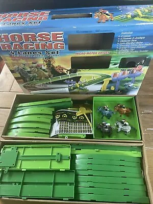 £30 • Buy HORSE RACING 4 LANES SET : 2004 Electronic Game By Silverlit Boxed