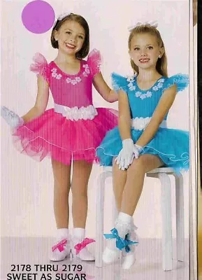 $24.99 • Buy Dance Costume  Tap Skate Ballet Pageant Dress Pink  Sweet As Sugar
