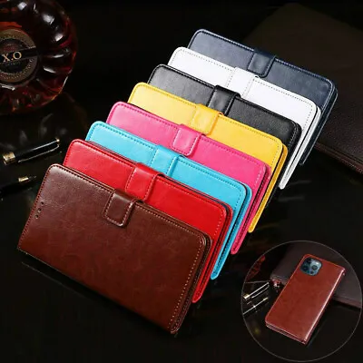 For IPhone 11 12 13 14 15 Pro Max Wallet Leather Case Flip Card Shockproof Cover • $9.99