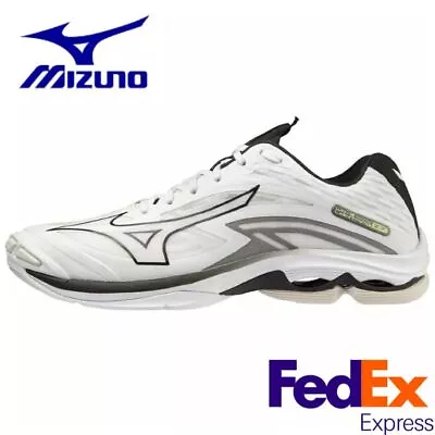 MIZUNO Volleyball Shoes WAVE LIGHTNING Z7 V1GA2200 09 White / Black Unisex FEDEX • $134.85