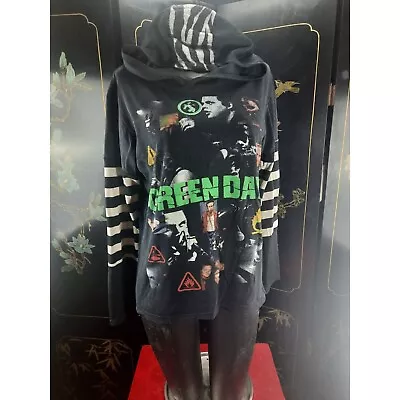 Vintage Green Day Mens Band Mens M Hoodie Long Sleeve 1990s • $168.75