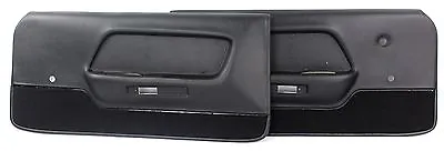 1970 Mustang Door Panels Deluxe Mach 1 Shelby - Pair Black • $531.95