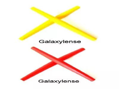 Galaxy Earsocks Rubber Kits Oakley Square Wire 2.0WhiskerO-E Wire Red/Yellow • $11.49