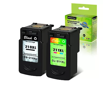 2PK Compatible Ink Cartridge FOR Canon PG-210XL CL-211XL MX320 MX330 MX350 MX410 • $29.85