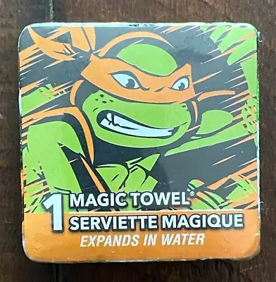Teenage Mutant Ninja Turtles Magic Towel Expands In Water Washcloth 11 X 11 NEW • $7.99